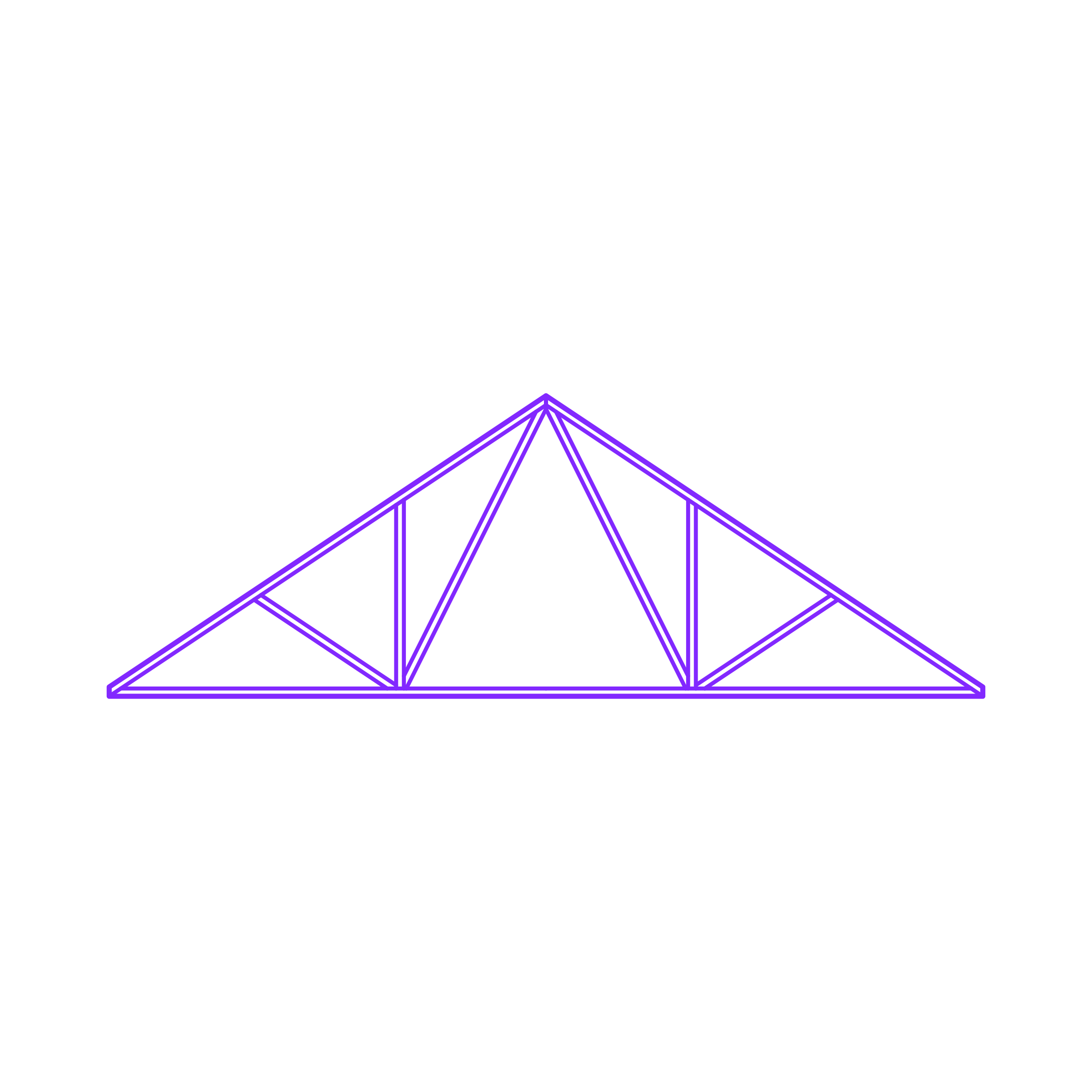 Buildings Trusses Fan Outline Drawing Svg Vector Free Vectors